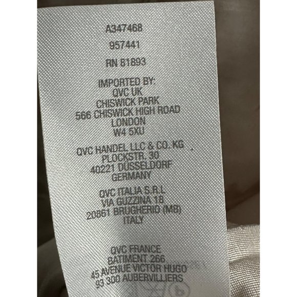 LOGO by Lori Goldstein size 1X champagne satin like rayon floral long sleeve top - Picture 8 of 9